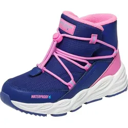 Skechers Turbo Tread-Winter Storm Kinder Winterstiefel 303492L blau/pink - Laufschuhe für Kinder, warm und wasserdicht – ideal für frostige Wintertage mit sicherem Halt und stylischem Design.