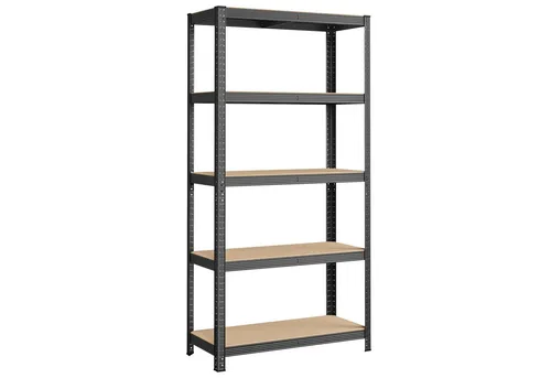 SONGMICS Schwerlastregal Standregal, 1-tlg., 180 x 90 x 40 cm, bis 875 kg belastbar, 5 verstellbare Ablagen