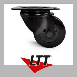 Riggatec Black Wheels Lenkrolle Schwerlast 350 kg Ø 100mm