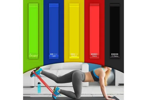 GOLDEN Trainingsbänder Fitnessband Hüftbänder Übungsband Sportband Widerstandsbänder Training