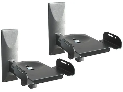 Schwenkbare Wandhalterung für Boxen - 2er Set - Lautsprecher-Ständer & -Halterungen, schwenkbar und neigbar für optimalen Klang in jedem Raum.