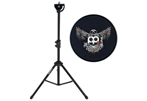 Meinl MPP-6-JB Practice Pad 6 Zoll Jawbreaker mit Stativ - Schlagzeug-Zubehör, hochwertiges 6 Zoll Practice Pad mit realistischem Spielgefühl und tollem Rebound, inklusive Stativ für flexibles Üben unterwegs.