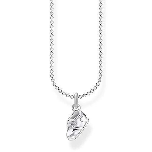 Thomas Sabo Damen Halskette Babyschuh aus 925 Sterlingsilber - Elegante Damenkette aus hochwertigem 925er Sterlingsilber, perfekt kombinierbar mit Thomas Sabo Charms und ideal als persönliches Geschenk für besondere Anlässe.