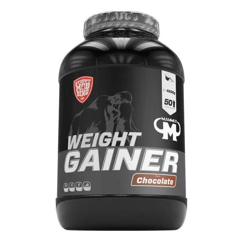Weight Gainer Crash 5000 von Mammut Nutrition - 4500 g Dose - Protein Shakes & Muskelaufbau mit 80% Kohlenhydraten, ideal für Ausdauer- und Leistungssportler, unterstützt Muskelzuwachs und Fitnessziele.