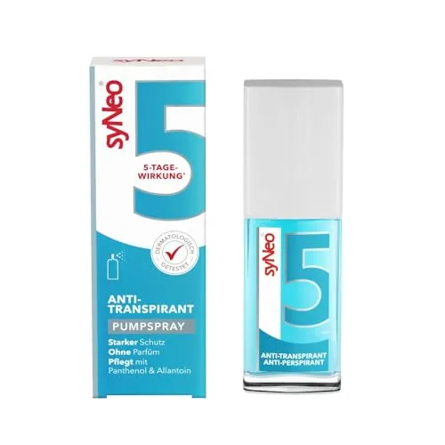 syNeo 5 Antitranspirant Deo Pumpspray – 5 Tage Schutz gegen Schwitzen