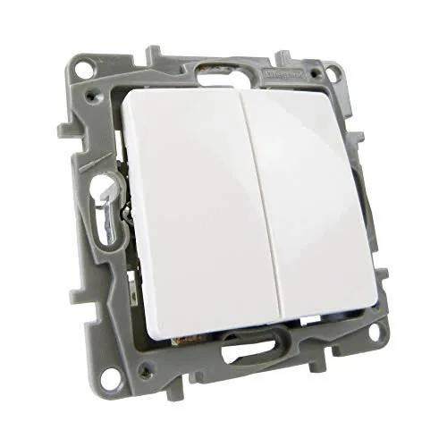 Legrand Doppel-Treppenschalter 10A Niloe 764502 2185, bunt