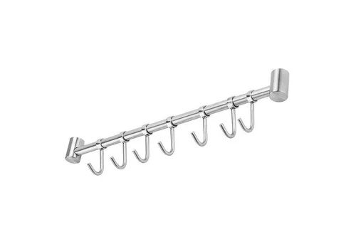 Intirilife Hakenleiste, (1 St., 1x Küchenleiste inkl. Montagematerial), Küchenleiste Hängeleiste Hakenleiste Küchenutensilienhalter Reiling