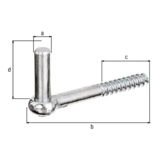 Kloben z.Einschr.13x115mm galv.verz.d.pass.GAH