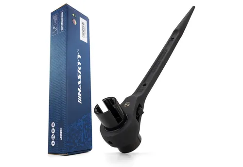 Produktbild HASKYY Ratsche Gerüstbauratsche 19x22mm geschlitzt Flügelmutter Gerüstbau Gerüstknarr