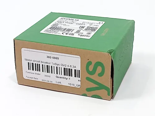 Schneider Electric Motorschutzschalter GV2ME10, 400 V, 3 A - Leistungsschalter mit thermomagnetischem Überlastschutz, ideal für den Schutz von Motoren in industriellen Anwendungen.