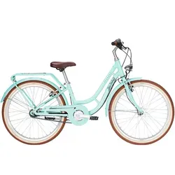 Pegasus Bici Italia 7 24'' Mädchen blau 2025 - Perfektes Kinderfahrrad - Kinderfahrrad für Mädchen mit 24