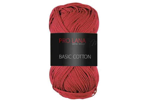 Pro Lana Pro Lana BASIC COTTON Baumwollgarn 50 g Häkelwolle, 125 m (Perfektes Baumwoll-Garn für leichte Pullover, Mützen und Accessoires), 50 g