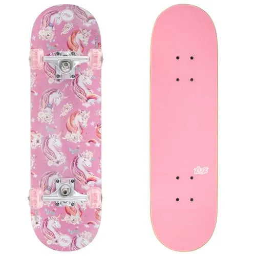 KMX Komplett Anfänger Skateboard mit coolem Design, Skate-Tool