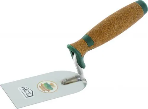 Gipserspachtel Edelstahl mit Korkgriff 80 mm von TRIUSO