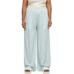 Urban Classics Damen Viscose Resort Pants - Damen-Hosen: Extra lange, weite Hose aus 100% Viskose für einen eleganten Look und hohen Tragekomfort, ideal für entspannte Tage oder als schicke Freizeitkleidung.