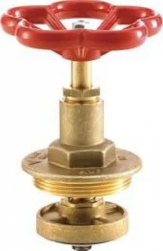 Ventiloberteil Wandhydrant Messing Schlauchanschlussventile G 2