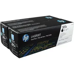 HP Toner CE410XD 305X Doppelpack schwarz 2