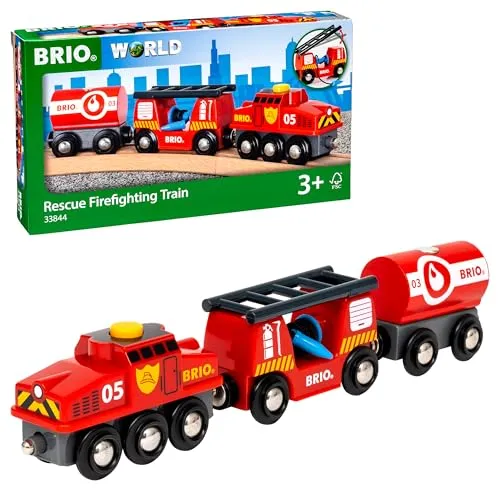 BRIO World 33844 Feuerwehr-Löschzug von BRIO