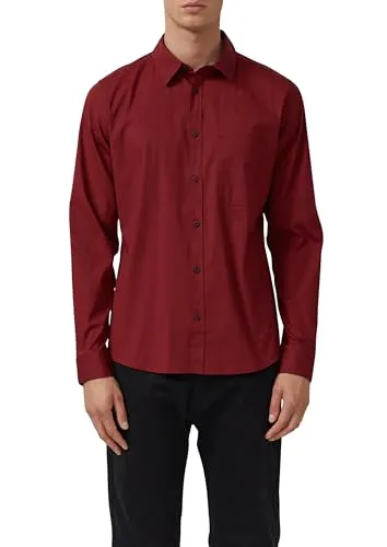 s.Oliver Slim Fit: Gemustertes Hemd mit Kentkragen