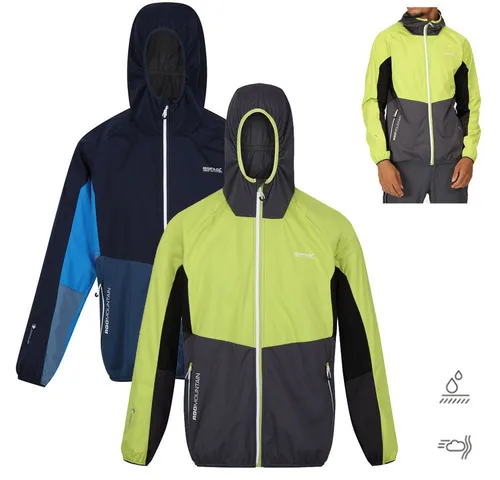 Regatta Tarvos Hardshelljacke - Funktionelle Extol Stretch Softshelljacke mit Kapuze - Die Regatta Tarvos Jacke für Herren bietet optimalen Schutz bei wechselhaftem Wetter. Mit wasserabweisendem Gewebe und reflektierenden Details sorgt sie für Sichtbarkeit und Komfort bei Outdoor-Aktivitäten.