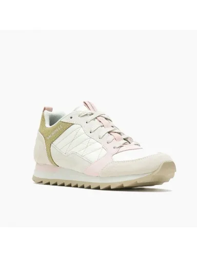 Merrell Sneaker Alpine Retro Damen - Stylische Alltagschuhe im Retro-Design mit atmungsaktivem Mesh-Innenfutter und flexibler Unterstützung durch die Kinetic Fit Base Innensohle. Ideal für Komfort und Stabilität.