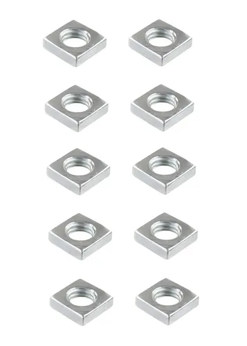 Vierkantmutter Mutter M8 Stahl verzinkt DIN 562 10 Stück (0383)