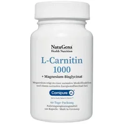 L-carnitin 1000 Carnipure+magnesium Vegan Kapseln - Vegan Kapseln für Energie und Ausdauer, mit hochwertigem Carnipure und Magnesium für optimale Leistung – ideal für Sportler und aktive Lebensstile.