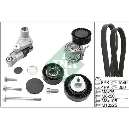 Schaeffler Ina Keilrippenriemensatz 529 0053 10 - Autoteile, langlebige Qualität für zuverlässige Fahrzeugleistung und einfache Montage.