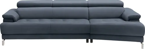 Egoitaliano Ecksofa Soul, extravagantes Designsofa, Megasofa, super bequem, tolle Details, mit Trapez-Abschlußelement, inkl verstellbarer Kopfteile