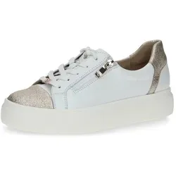 Caprice Damen 9-9-23757-20 Sneaker, White SOFTNA.C, 40 EU - Damen-Sneaker mit G-Weite und Wechselfußbett für optimalen Komfort, ausgestattet mit innovativer Climotion Sohlentechnologie.