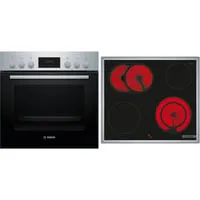 Herdset HND211LB2 mit 60 cm Glaskeramik Kochfeld von Bosch