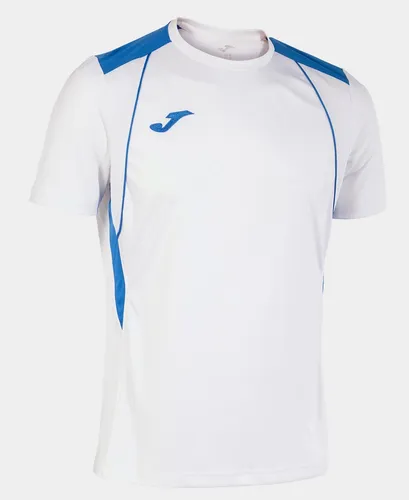 Joma Sport-Tshirt Championship VII (leicht, atmungsaktiv) weiss/royalblau Herren, Größe: L
