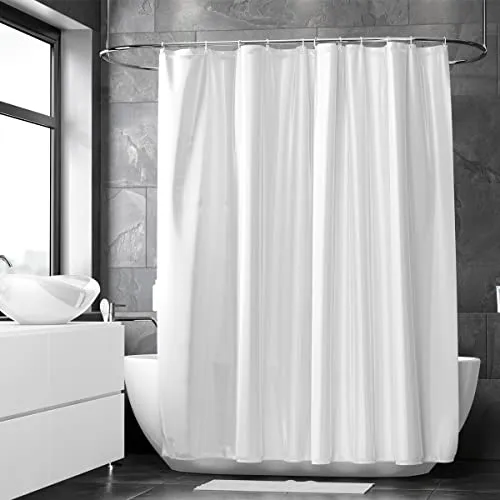 Loti Living Anti-Schimmel Duschvorhang 180x200 cm Weiß in weiß von Loti Living