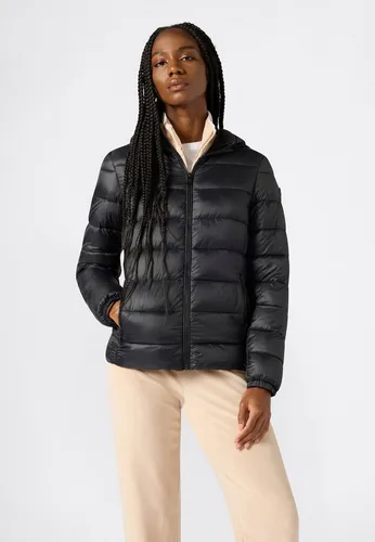 Champion Steppjacke in Schwarz - XXL - Stylische Steppjacke mit tailliertem Schnitt, ideal für die kühle Jahreszeit. Ausgestattet mit Kapuze und praktischen Reißverschlusstaschen bietet sie Komfort und Funktionalität.