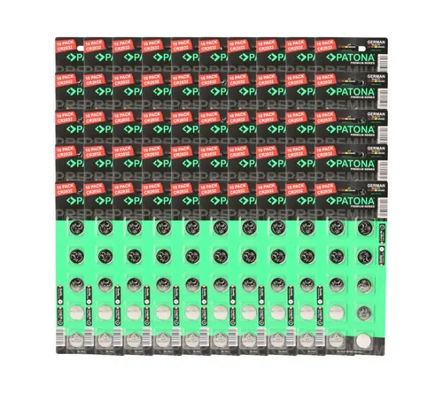 Patona 500x CR2032 Premium Knopfzellen - 3V Lithium Batterien im 50x10er Pack - Hochwertige Patona 500x CR2032 Lithium Knopfzellen im praktischen 50x10er Pack, ideal für vielseitige Anwendungen und zuverlässige Energieversorgung.