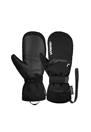 Reusch Primus R-tex XT Mitten black/white (7701) 8 - Skihandschuh Fäustlinge für Herren & Unisex, extra warm, wasserdicht und atmungsaktiv – ideal für extreme Kälte und Outdoor-Aktivitäten.