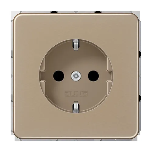 Steckdosen Gold von Jung SCHUKO-Steckdose, Steckdosen