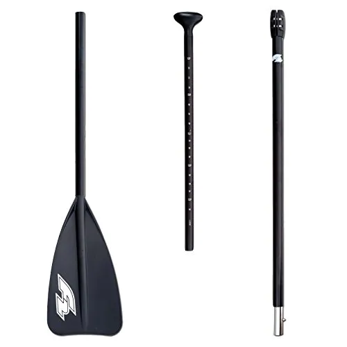 F2 Stand up Paddle SUP Paddel Basic Alu 3-teilig in schwarz von F2