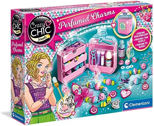 Clementoni 18600 Crazy Chic – Duftender Schmuck zum Selbermachen