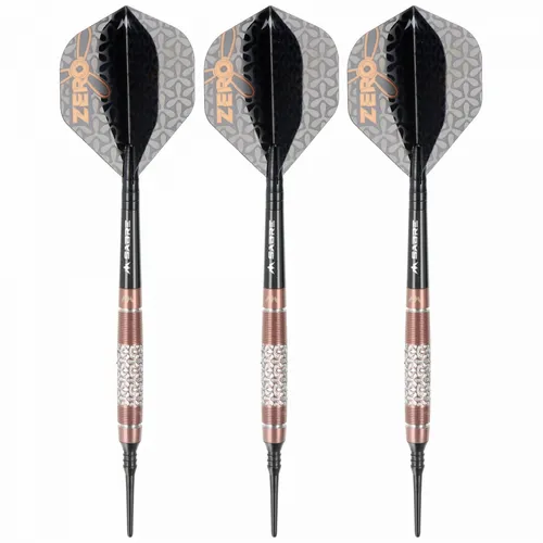 Produktbild Softdart, bronze silber schwarz, 97,5% Tungsten, 18 Gramm