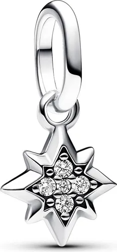 Pandora 793370C01 Anhänger Silber Stern Mini - Anhänger aus der Pandora ME Kollektion, aus poliertem 925 Sterlingsilber mit Zirkonia, kleiner Stern für einen funkelnden Akzent.