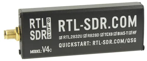 Impulsfoto RTL-SDR Blog V4-USB-C Hochleistungs SDR R828D Tuner Verbesserter HF-Empfang