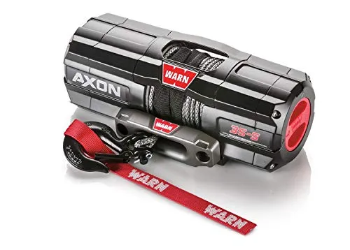 WARN, 101130 AXON 35-S Powersports-Seilwinde mit Spydura-Synthetikseil: Durchmesser: 4,8 mm, Länge: 15,2 m, Zugkraft: 1,75 Tonnen