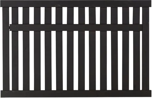 PLUS Gartenzaun Country Set, Höhe: 96 cm, 4,86 bis 23,94 m - Stilvolles Zaunelement für Garten und Einfahrt, in Schwarz oder Weiß erhältlich. Mit feuerverzinkten Beschlägen und langlebigen, druckimprägnierten Pfosten aus nordischer Kiefer.