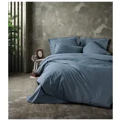 L'Essentiel Anthrazit XXL Bettbezug-Set 155x220 cm aus 100% Baumwolle - Genießen Sie luxuriösen Komfort mit unserem anthrazitfarbenen XXL Bettbezug-Set aus 100% Baumwolle. Pflegeleicht, maschinenwaschbar und mit einem stilvollen Knopfverschluss für perfekten Sitz.