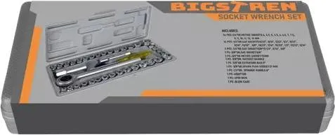 Bigstren Steckschlüsselsatz - 40-tlg. 19168