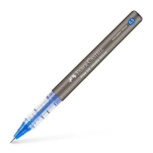 Faber-Castell Tintenroller Free Ink Needle 0,5 blau