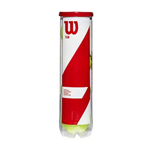 Wilson Tennisbälle Team W Practice, gelb, 4er Dose, WRT111900