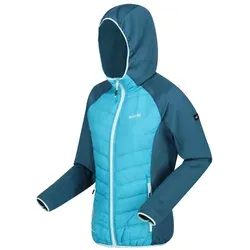 Regatta Andreson VIII Hybrid Softshelljacke Damen mit Kapuze - Navy - Größe 48 - Die Regatta Andreson VIII Hybrid Softshelljacke für Damen bietet stilvollen Komfort mit Extol-Stretchmaterial und warmer Isolierung. Ideal für Outdoor-Aktivitäten, wasserabweisend und leicht verstaubar für unterwegs.