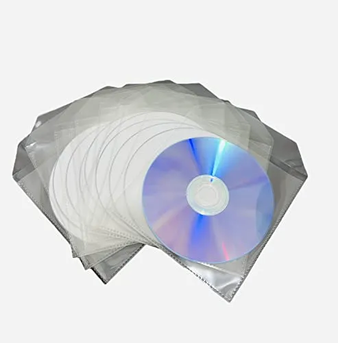 Ritek Professionelle weiße Inkjet bedruckbare beschreibbare DVD-R Discs mit einer Schreibgeschwindigkeit von 16x in Dragon Trading Kunststoffhüllen mit Klappe (10 Stück)